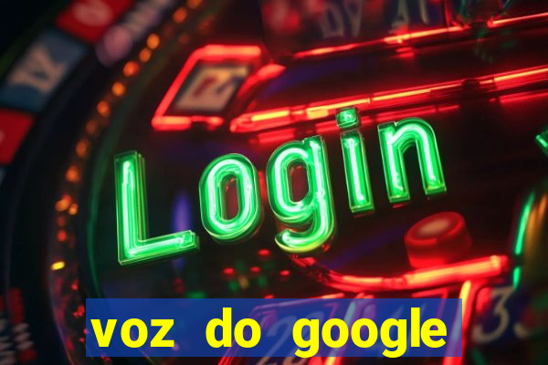 voz do google tradutor homem